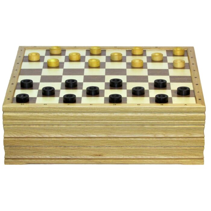 Игровой набор (шахматы, шашки, нарды, домино, карты, кости, фишки для покера) 44х44 см